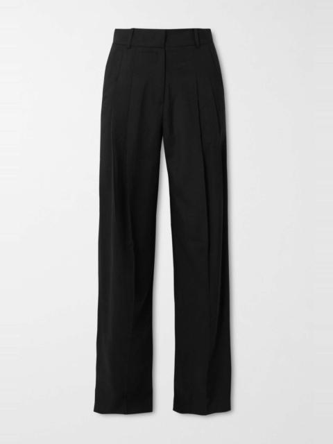 The Frankie Shop Gelso pleated TENCEL-blend straight-leg pants