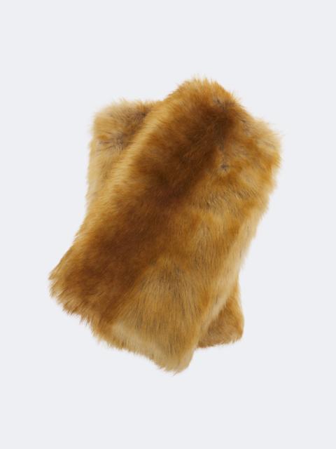 SAINT LAURENT Shearling hand muffs