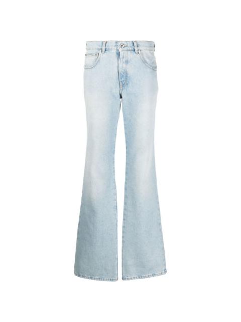 Off-White Bleach Baby baggy flared jeans