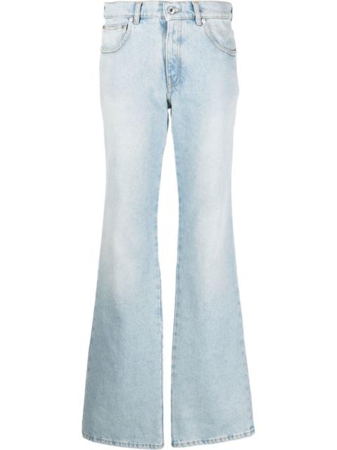 Off-White Bleach Baby baggy flared jeans