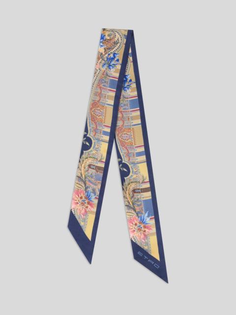 Etro SILK TWILL PAISLEYINA WITH PAISLEY MOTIF
