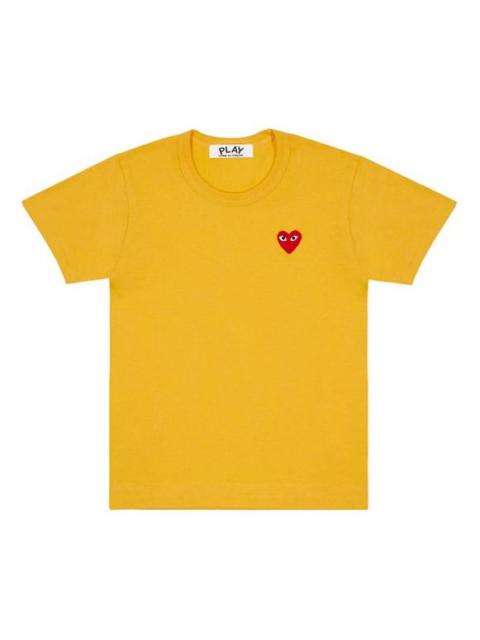 Comme des Garçons PLAY (WMNS) COMME des GARCONS PLAY Mini Logo Tee 'Yellow' AZ-T211-051-2