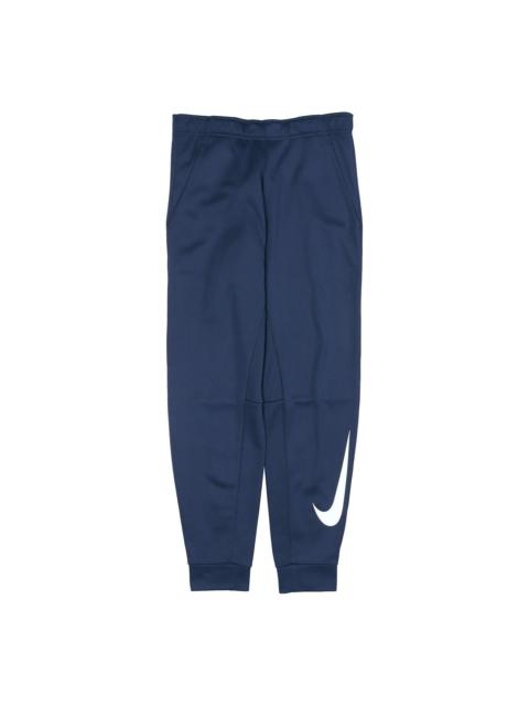 Nike Therma Tapered Training logo Long Sports Pants Obsidian Color Black 932258-451