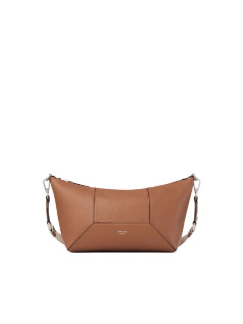 JIMMY CHOO zip-detail calfskin messenger bag