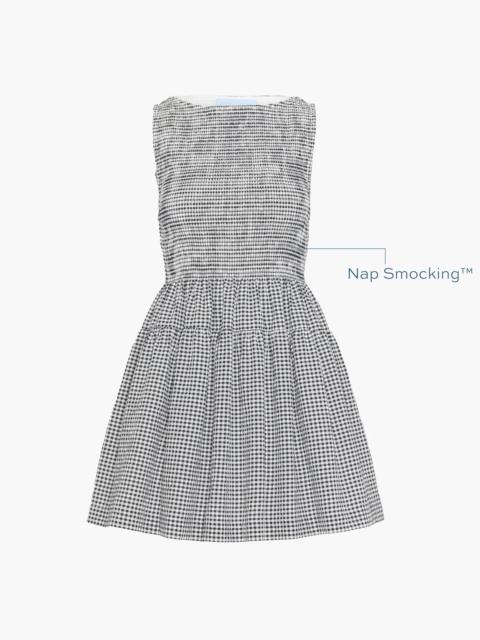 Hill House Home The Cosima Mini Nap Dress - Black/Sand Gingham