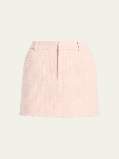 Cinq à Sept Kalina Textured Mini Skirt