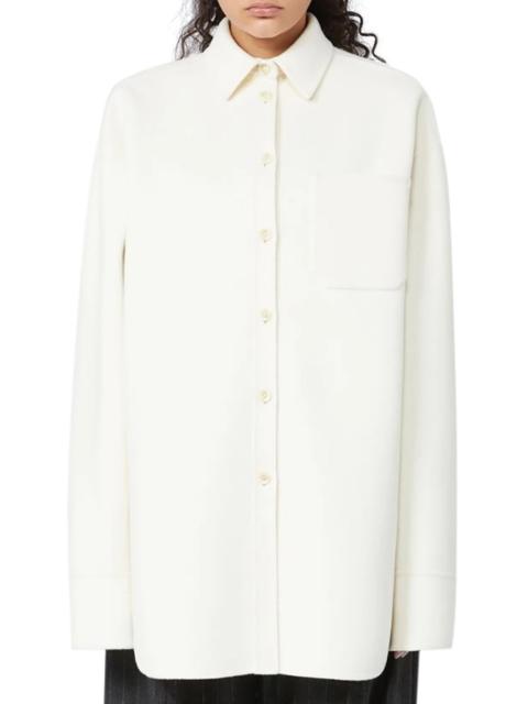 OVERSIZED RIBER WOOL SHIRT
