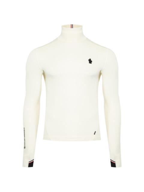 Moncler Grenoble logo turtleneck sweatshirt