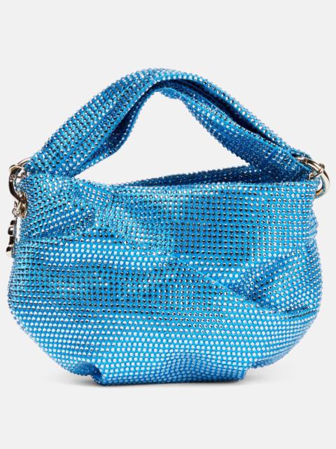 JIMMY CHOO Bonny crystal-embellished tote bag