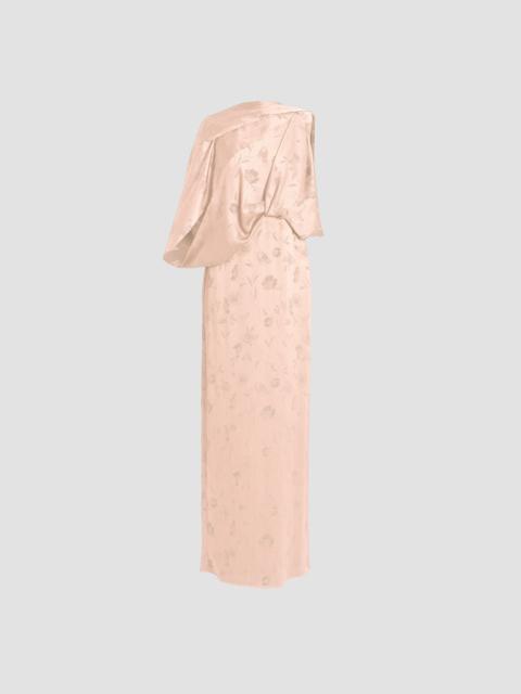 Erdem SILK CREPONNE DRAPE GOWN