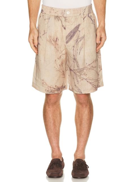 FENG CHEN WANG Printed Plant Dye Shorts