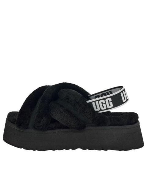 UGG (WMNS) UGG Disco Cross Slide 'Black' 1121550-BLK