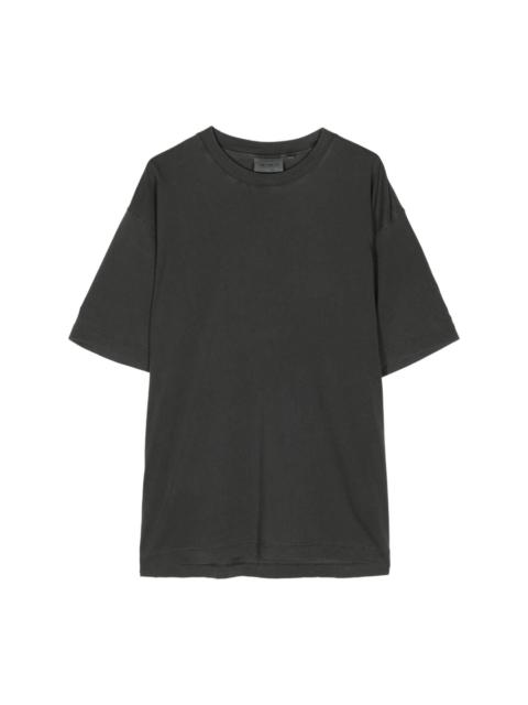 drop-shoulder cotton T-shirt