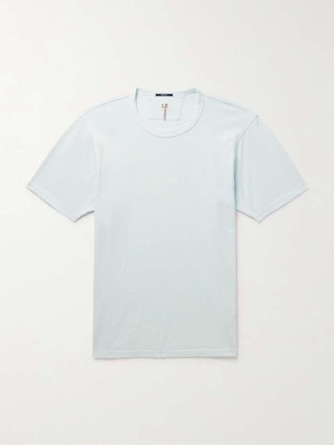 Resist-Dyed Logo-Print Cotton-Jersey T-Shirt