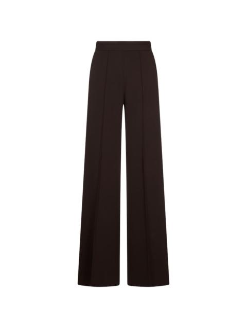 AGNONA pressed-crease wide-leg trousers