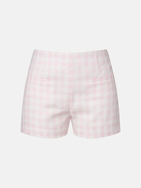 FAITHFULL Leora gingham linen shorts