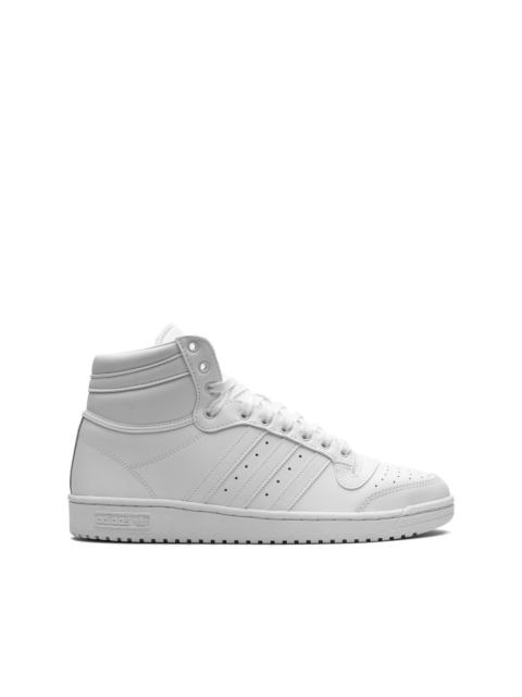 adidas Top Ten "Triple White" mid-top sneakers