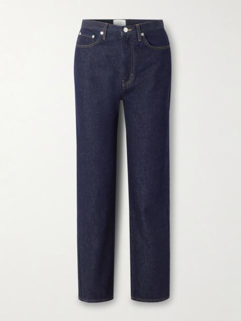 Loulou de Saison Jude organic high-rise straight-leg jeans Dark denim