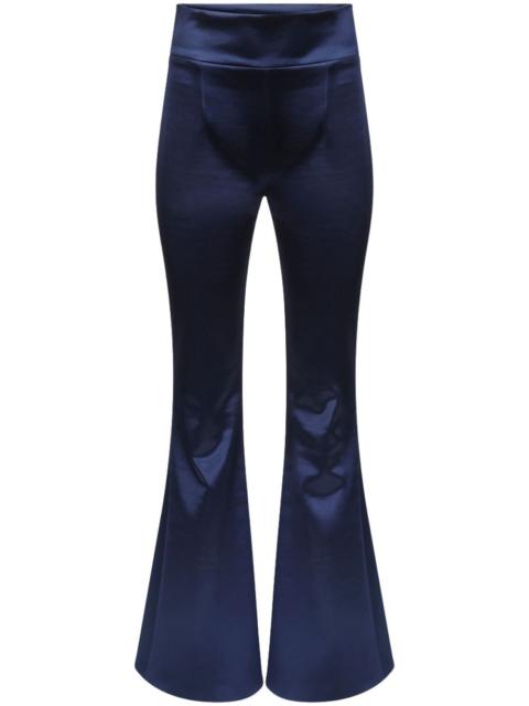 GALVAN Sculpted flared trousers