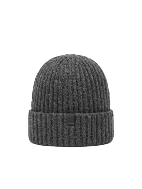 SLOWEAR ribbed-knit beanie hat