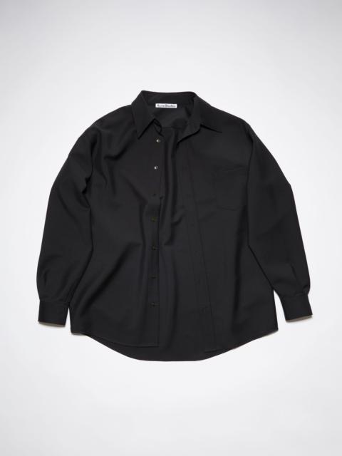 Acne Studios Wool mohair shirt - Black