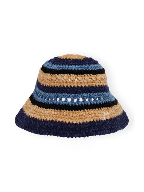 GANNI Crochet Mix Bucket Hat