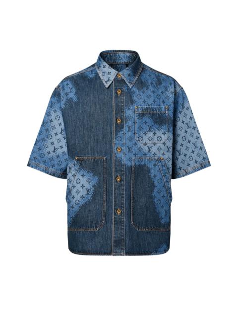 Louis Vuitton Short-Sleeved Denim Overshirt