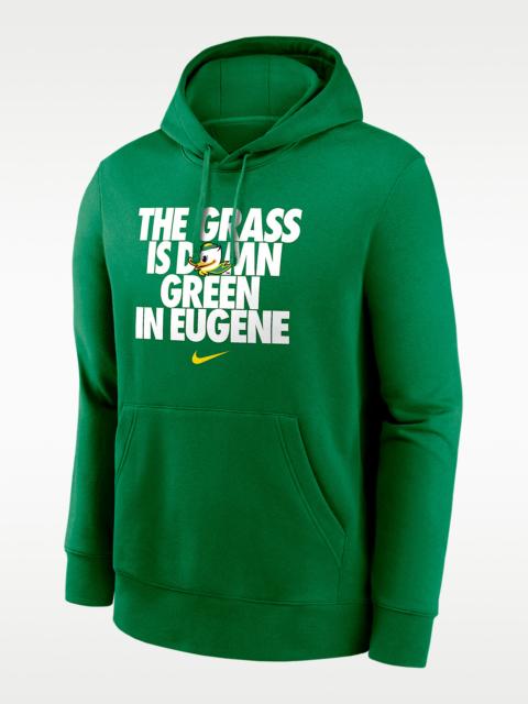 Nike Oregon Grass Is Green Club Men's Nike College Pullover Hoodie