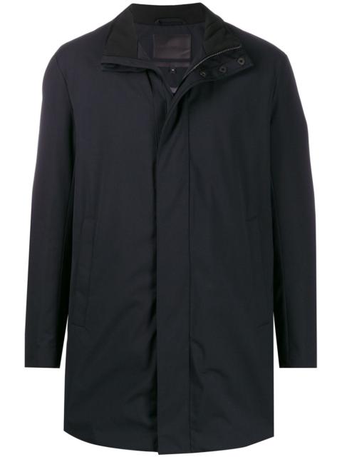 EMPORIO ARMANI contrast lining coat
