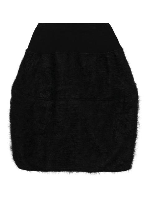 MELITTA BAUMEISTER fur-embellished skirt