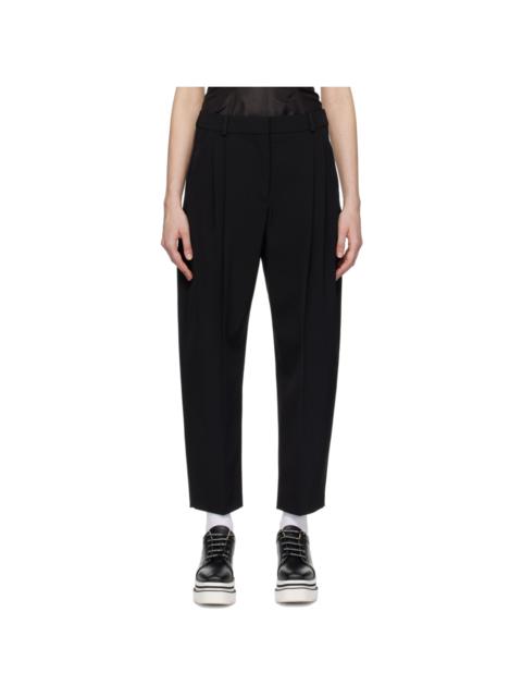 Black Pleated Trousers