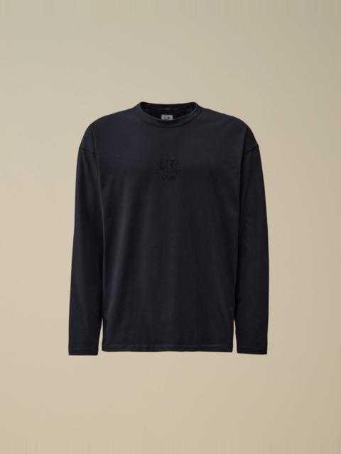 C.P. Company 20/1 Jersey Boxy Longsleeve Logo T-Shirt