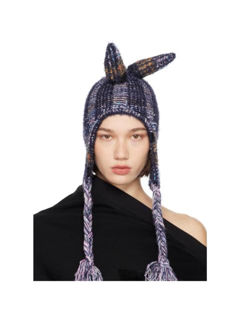 Collina Strada Purple Vitelli Edition Spiky Beanie