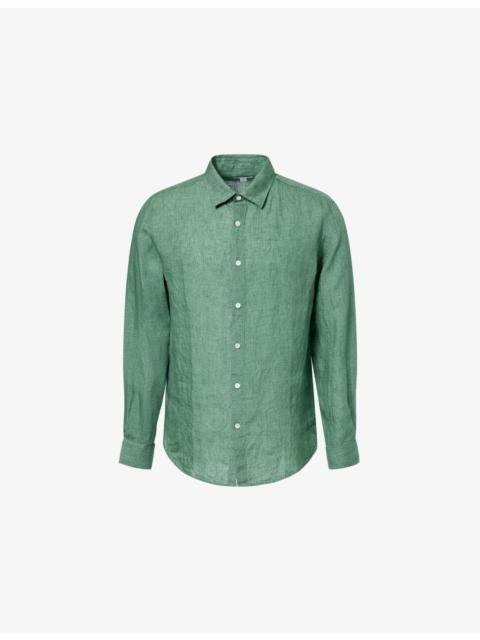 Sunspel Long-Sleeve Linen Shirt