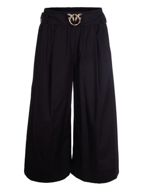 PINKO logo-buckle shorts