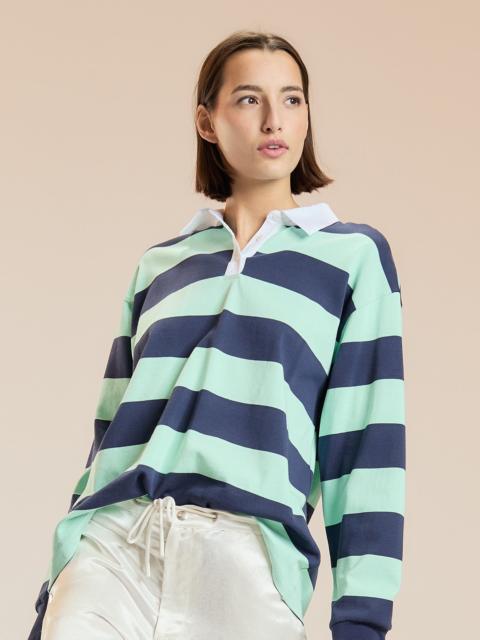 CYNTHIA ROWLEY Ardie Striped Rugby Shirt