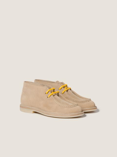 Miu Miu Délavé suede desert boots