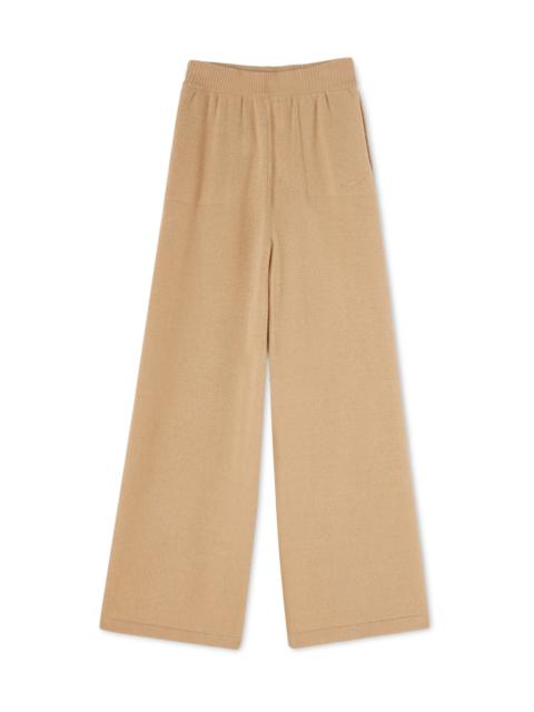 High-waisted trousers "MSGM Signature Cashmere blend"