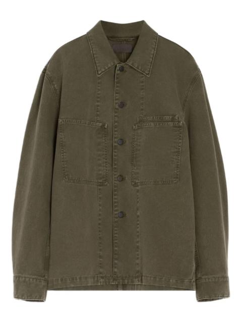 Lemaire patch-pocket denim overshirt