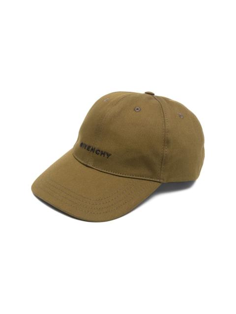 Givenchy logo-embroidered cotton-blend cap