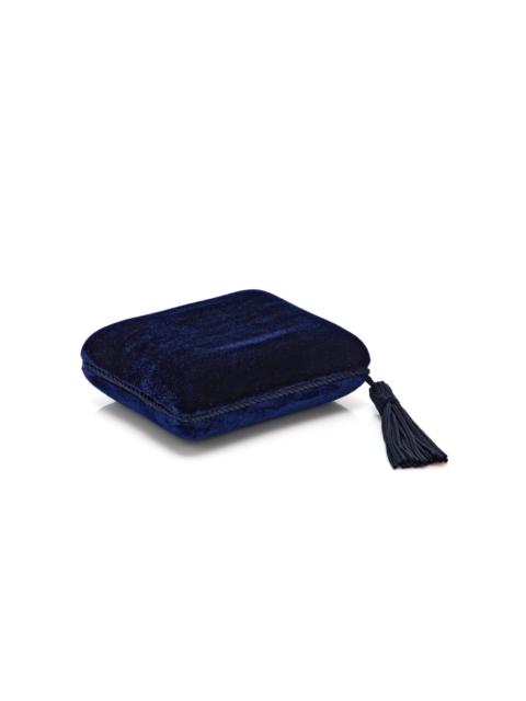 SOPHIE BILLE BRAHE Velvet Jewelry Case blue