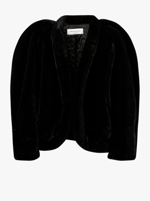 Dries Van Noten FAUX FUR JACKET