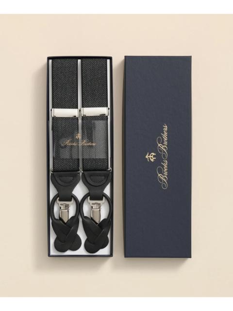 Brooks Brothers Herringbone Suspenders