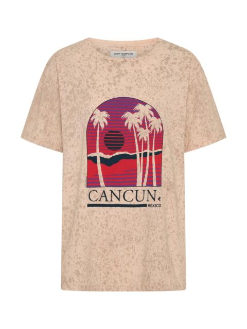 ONE TEASPOON Cancun Boyfriend Tee - Stone
