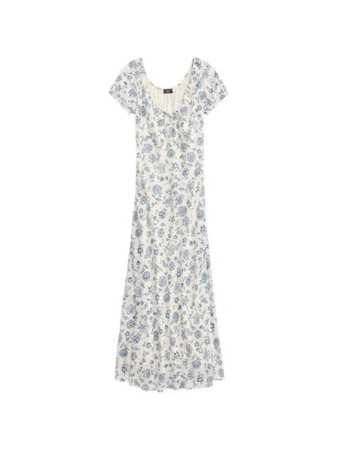 RRL by Ralph Lauren floral-print maxi dress