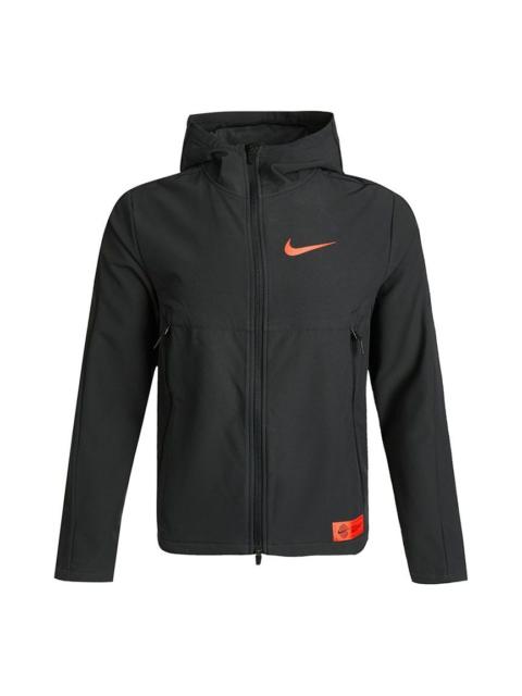 Nike Nike Sports Training protection against cold Woven Hooded Jacket Black DH1384-010
