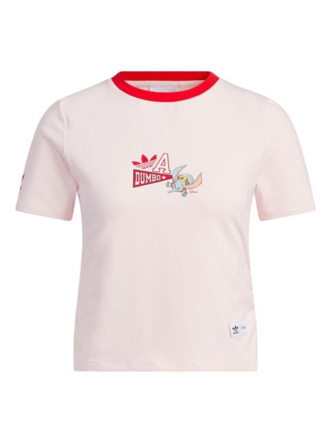 (WMNS) adidas originals x Disney Dumbo T-Shirt 'Pink' IN1059