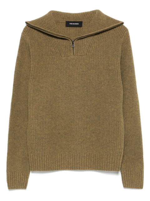 Yves Salomon zip-fastening jumper