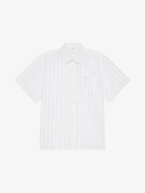 SHIRT IN COTTON VOILE WITH STRIPES
