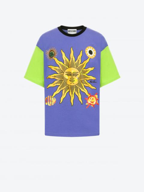 Moschino SUN SMILEY® THICK JERSEY T-SHIRT